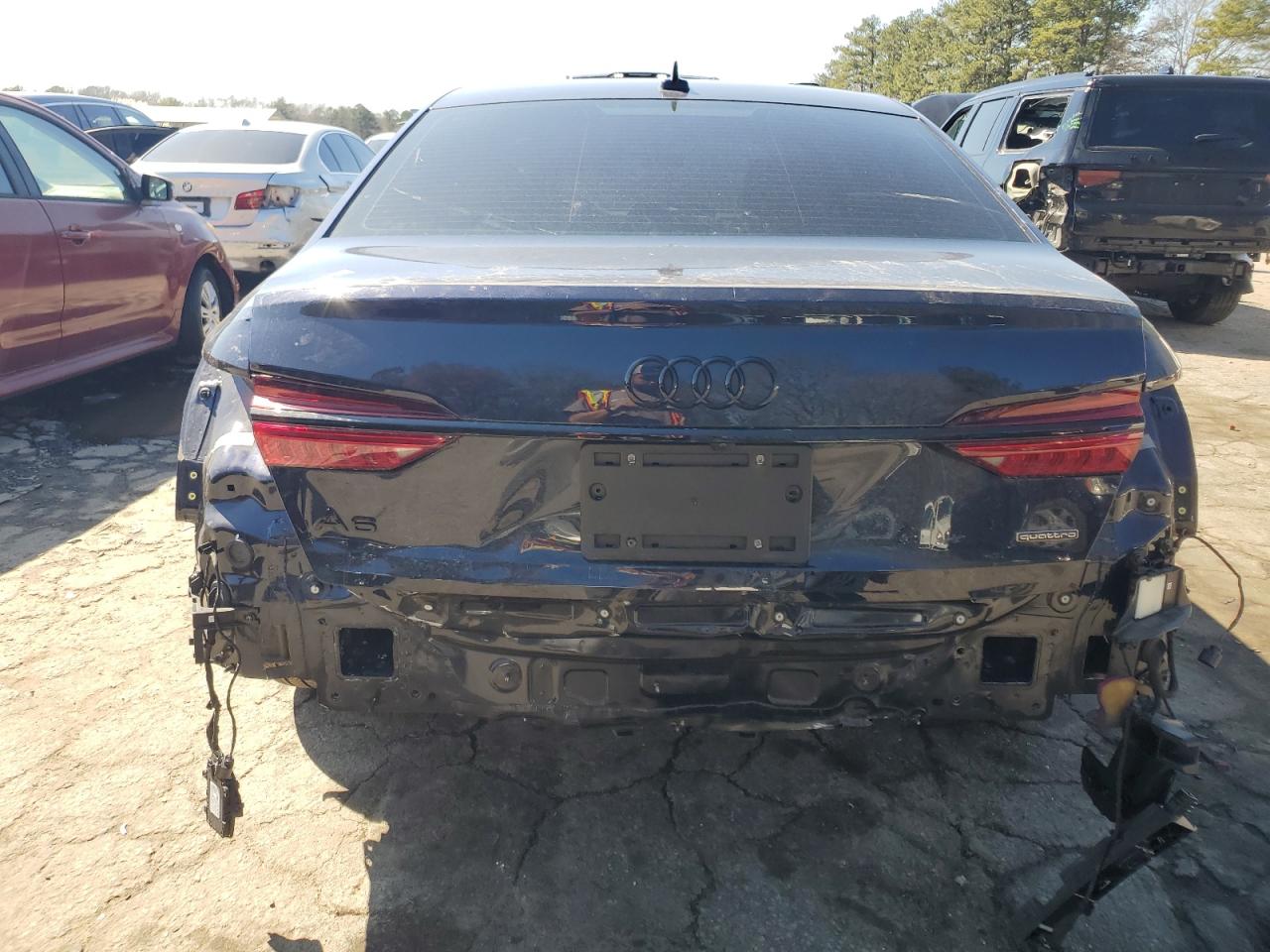 2024 Audi A6 VIN WAUD3BF21RN006383 Copart auction photo, rear end / mechanical damage thumbnail 6