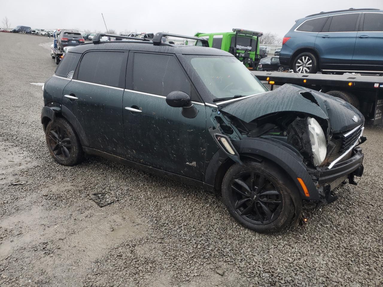 2013 MINI Cooper VIN WMWZC5C55DWP33339 Copart auction photo, front end / minor dent/scratches damage thumbnail 4