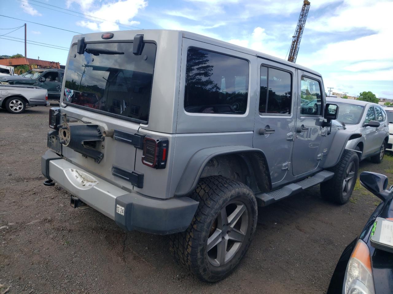 2013 Jeep Wrangler VIN 1C4BJWEG8DL685626 Copart auction photo, mechanical damage thumbnail 4