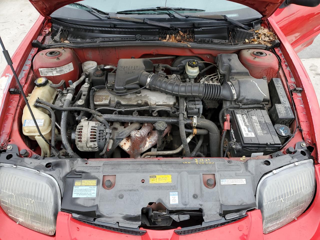 2001 Pontiac Sunfire VIN 1G2JB524817332499 Copart auction photo, side damage thumbnail 11