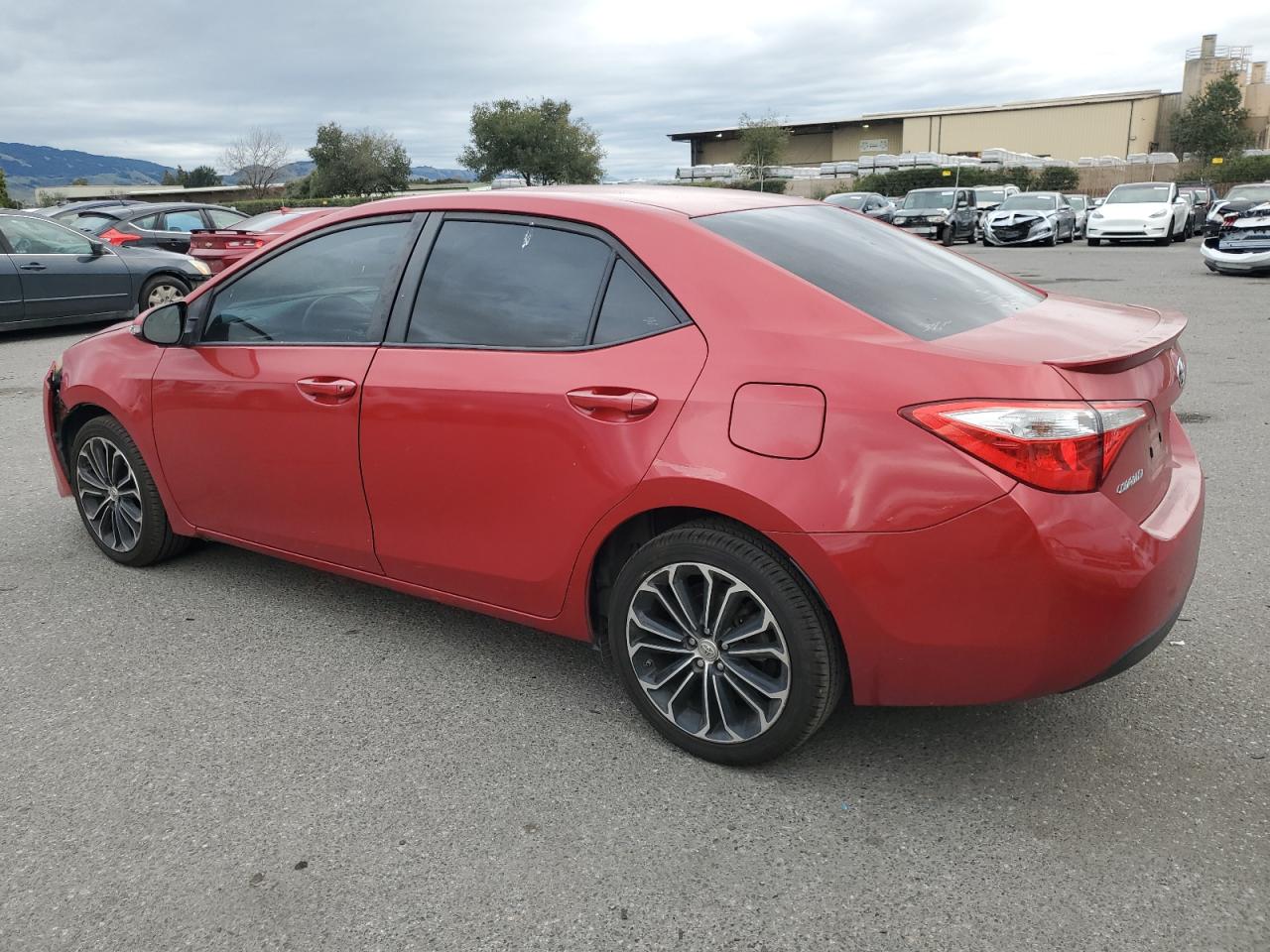 2014 Toyota Corolla VIN 5YFBURHE1EP154716 Copart auction photo, front end damage thumbnail 2