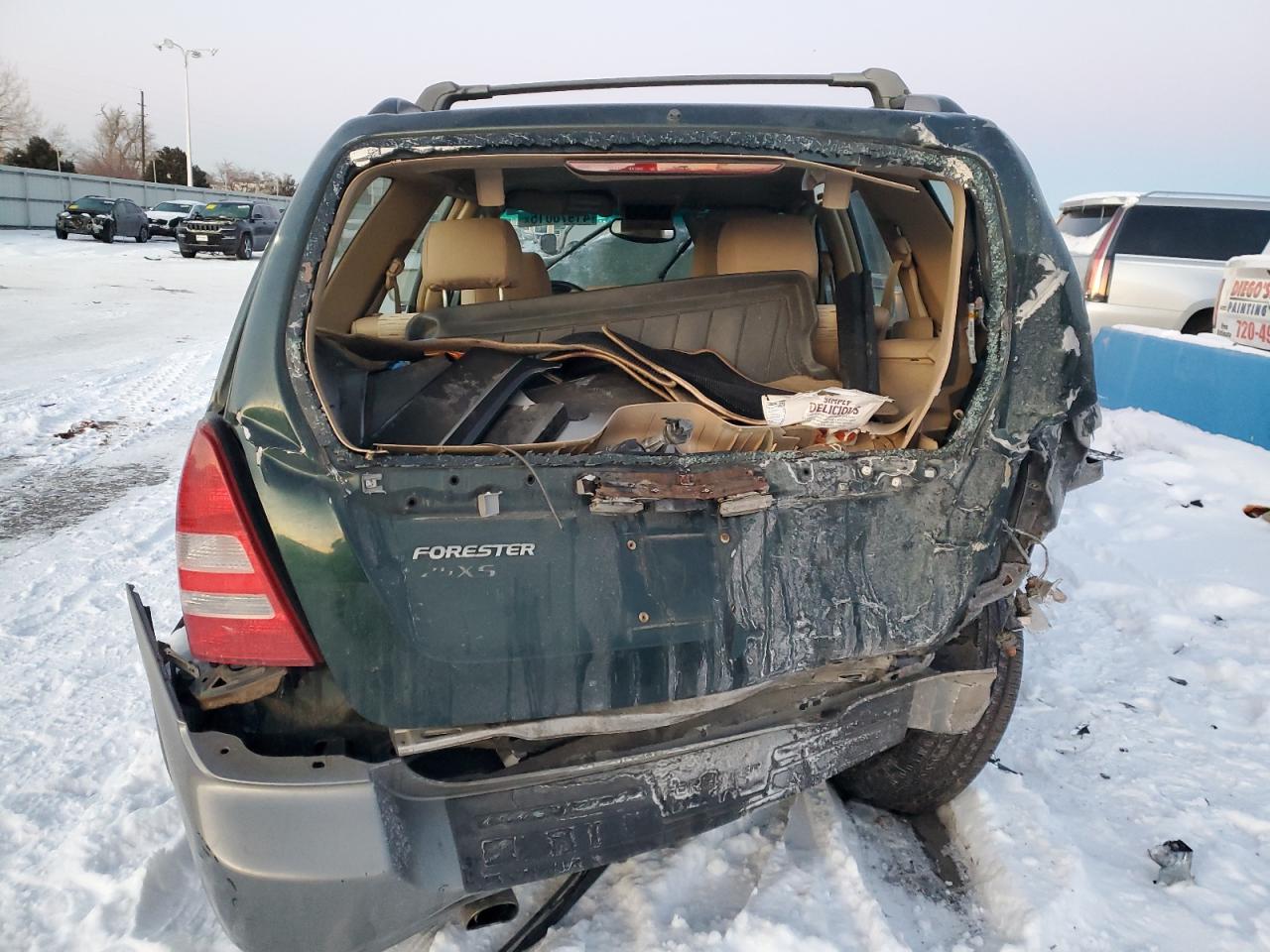 2004 Subaru Forester VIN JF1SG65694H721922 Copart auction photo, rear end / front end damage thumbnail 6