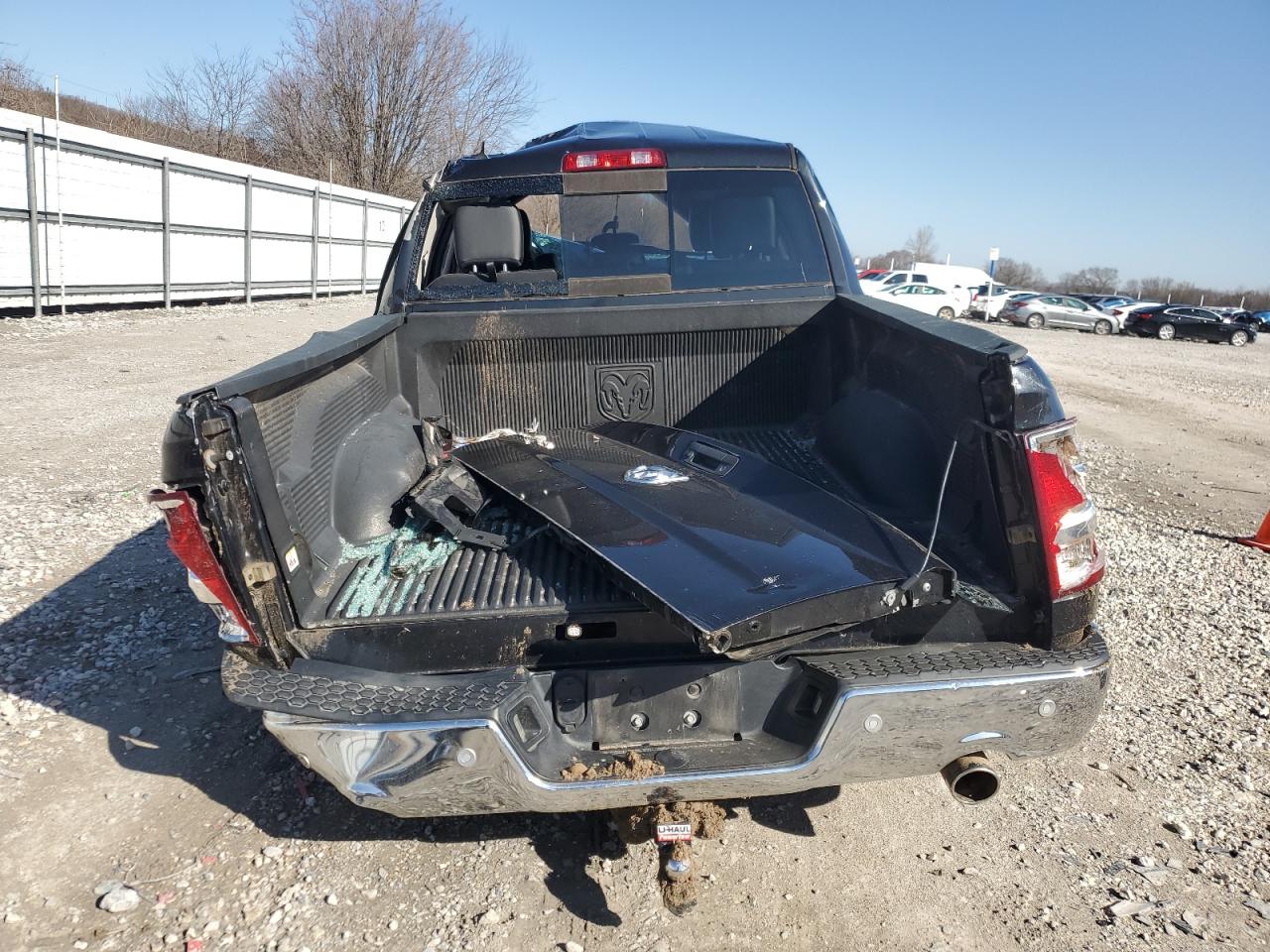 2017 RAM 1500 VIN 1C6RR6LT2HS763456 Copart auction photo, rollover damage thumbnail 6