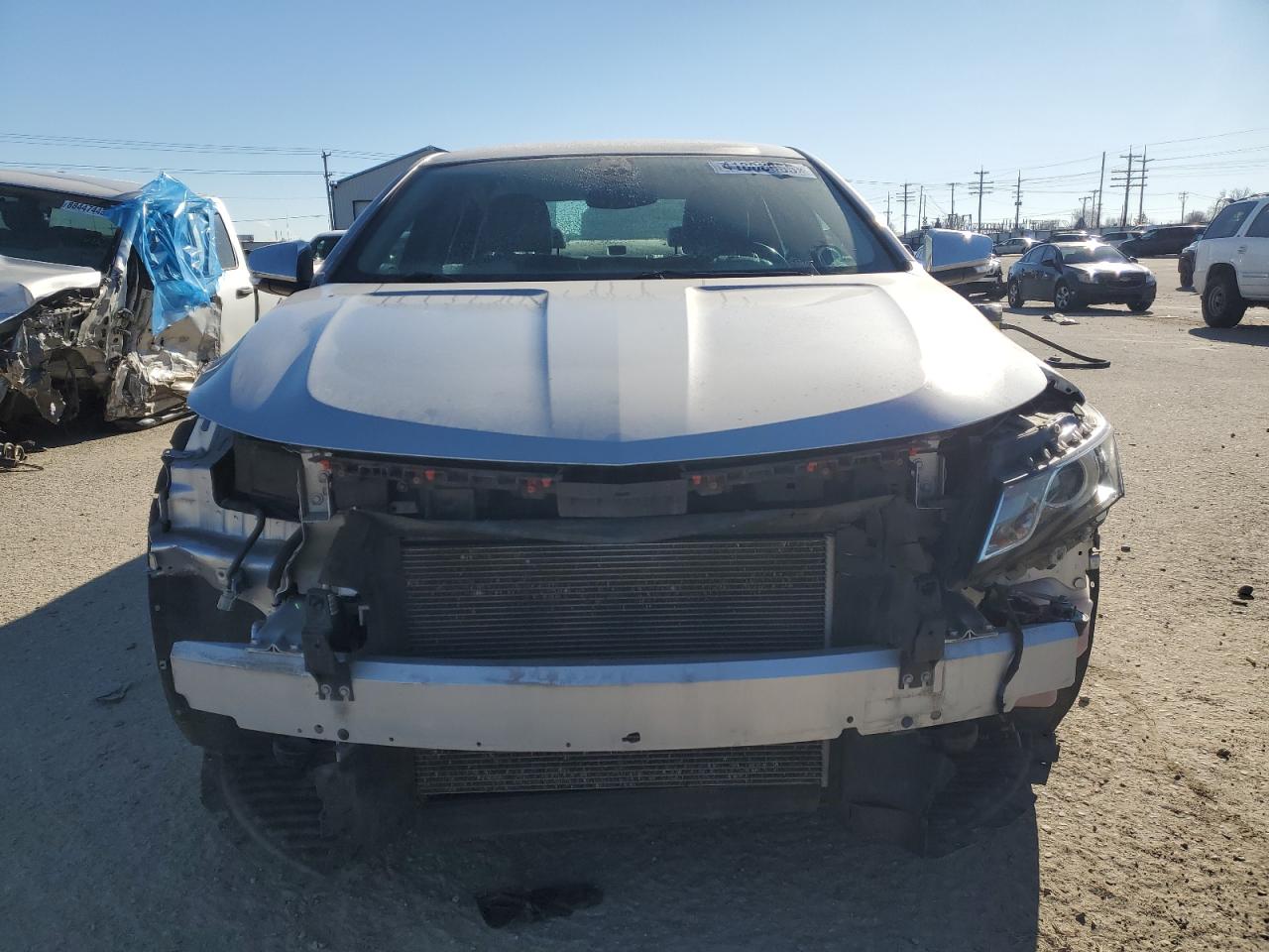 2018 Chevrolet Impala VIN 2G1125S35J9128141 Copart auction photo, front end / side damage thumbnail 5