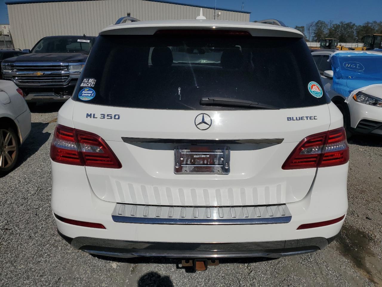 2014 Mercedes-Benz M-klasse VIN 4JGDA2EB9EA357761 Copart auction photo, front end / minor dent/scratches damage thumbnail 6