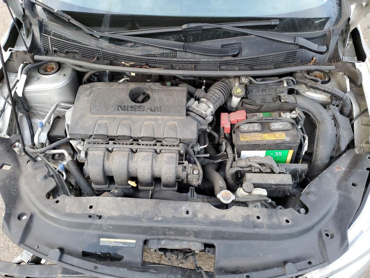 2015 Nissan Sentra VIN 3N1AB7AP9FY318171 Copart auction photo, all over damage thumbnail 12