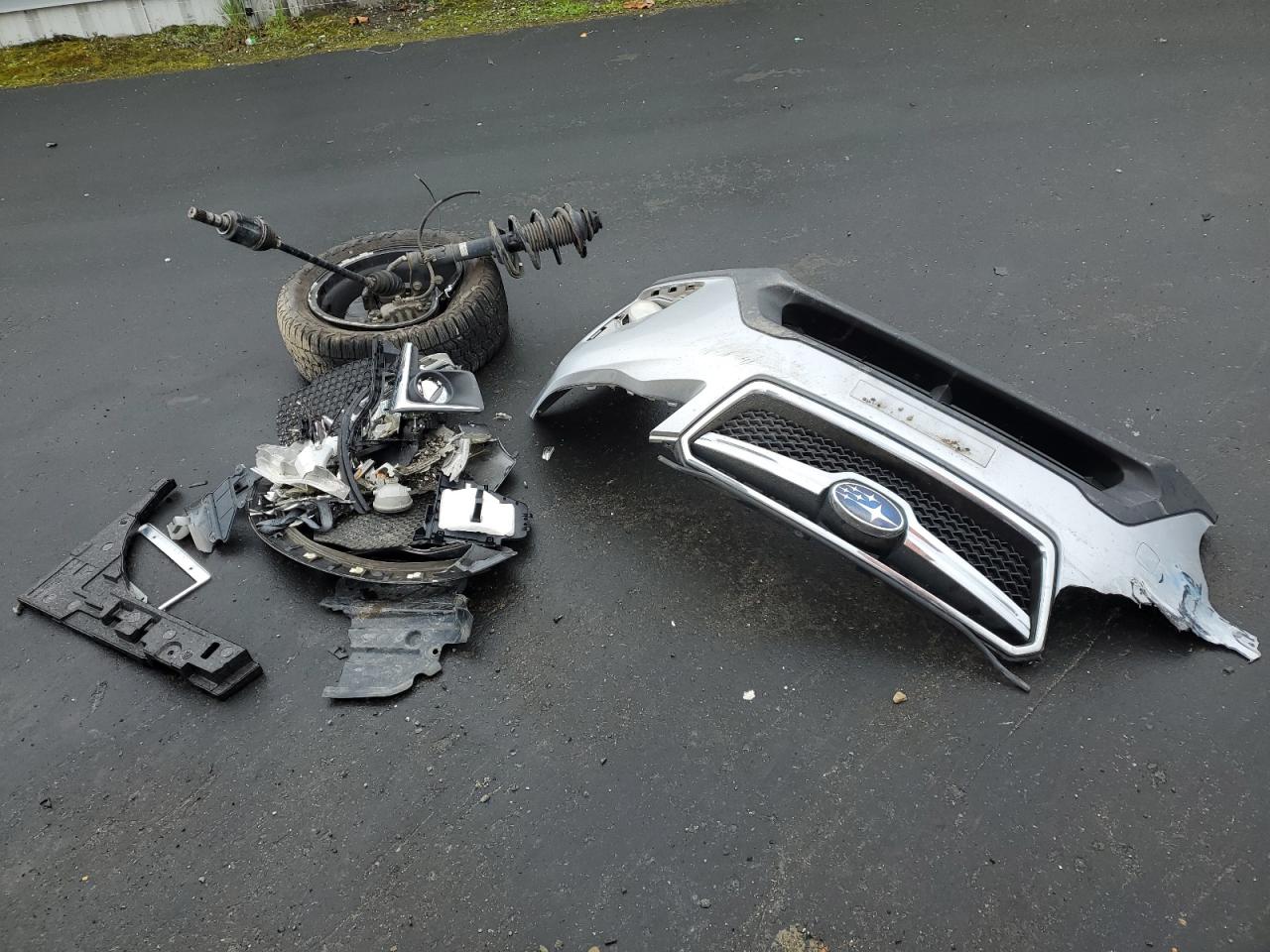 2017 Subaru XV VIN JF2GPABCXHH275655 Copart auction photo, front end / undercarriage damage thumbnail 15