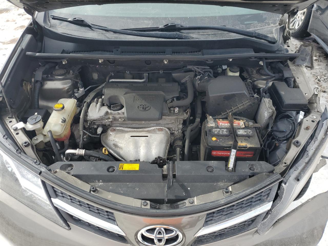 2015 Toyota RAV 4 VIN 2T3RFREV2FW254487 Copart auction photo, side / front end damage thumbnail 12