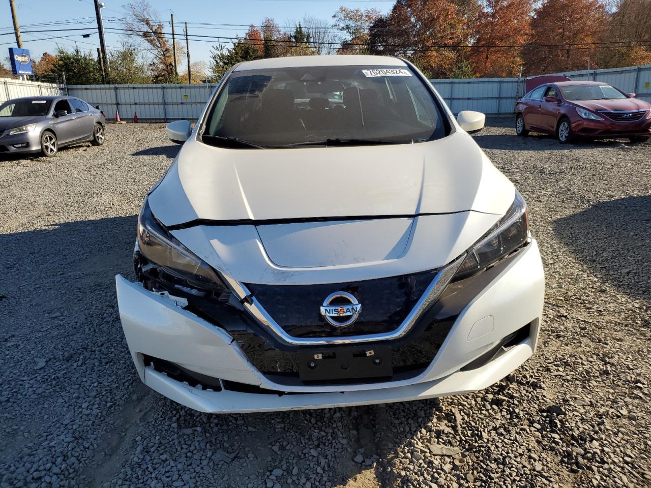 2022 Nissan Leaf VIN 1N4AZ1CV5NC553973 Copart auction photo, rear end / front end damage thumbnail 5