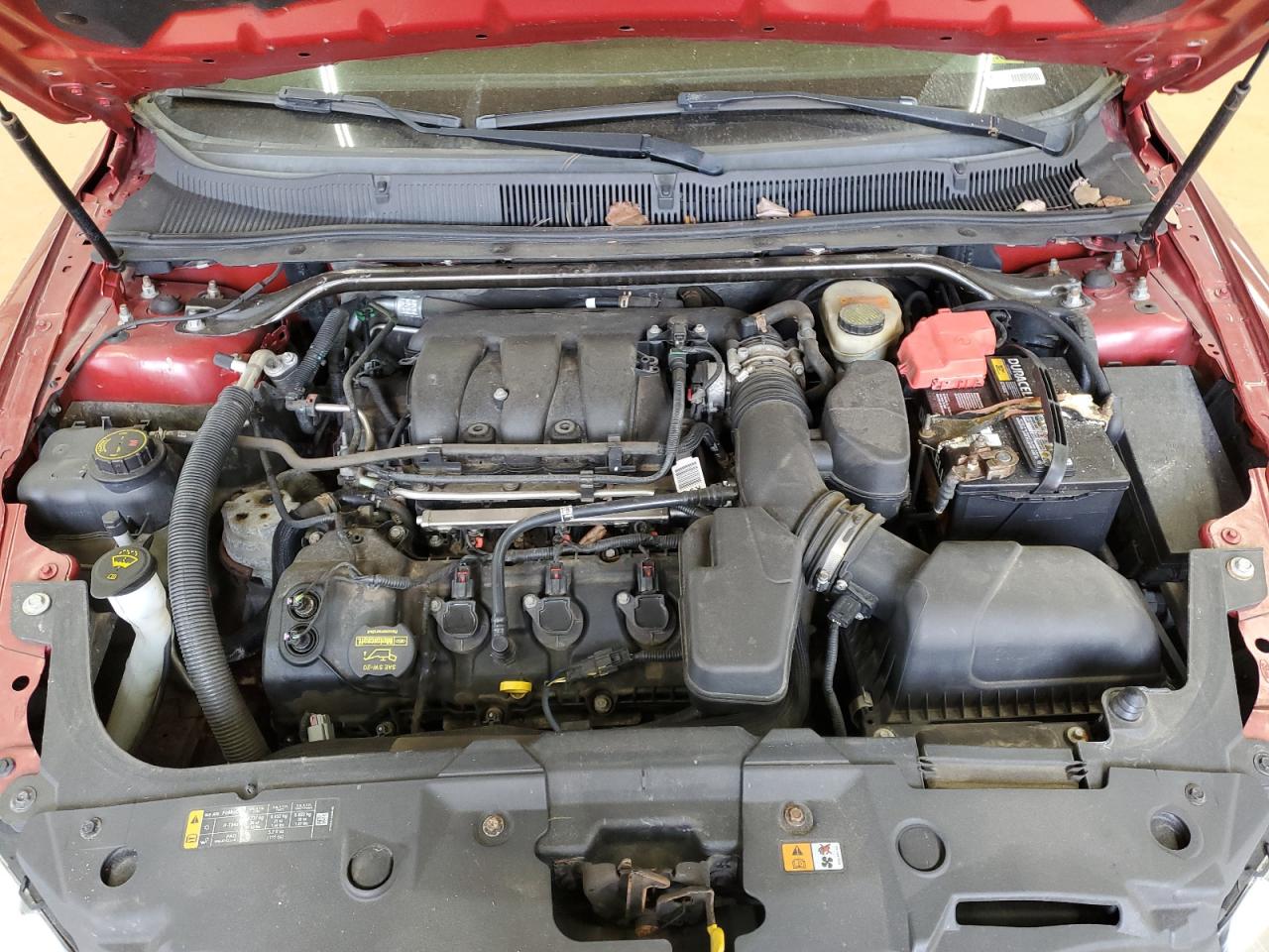 2013 Ford Taurus VIN 1FAHP2E8XDG187341 Copart auction photo, front end / undercarriage damage thumbnail 11