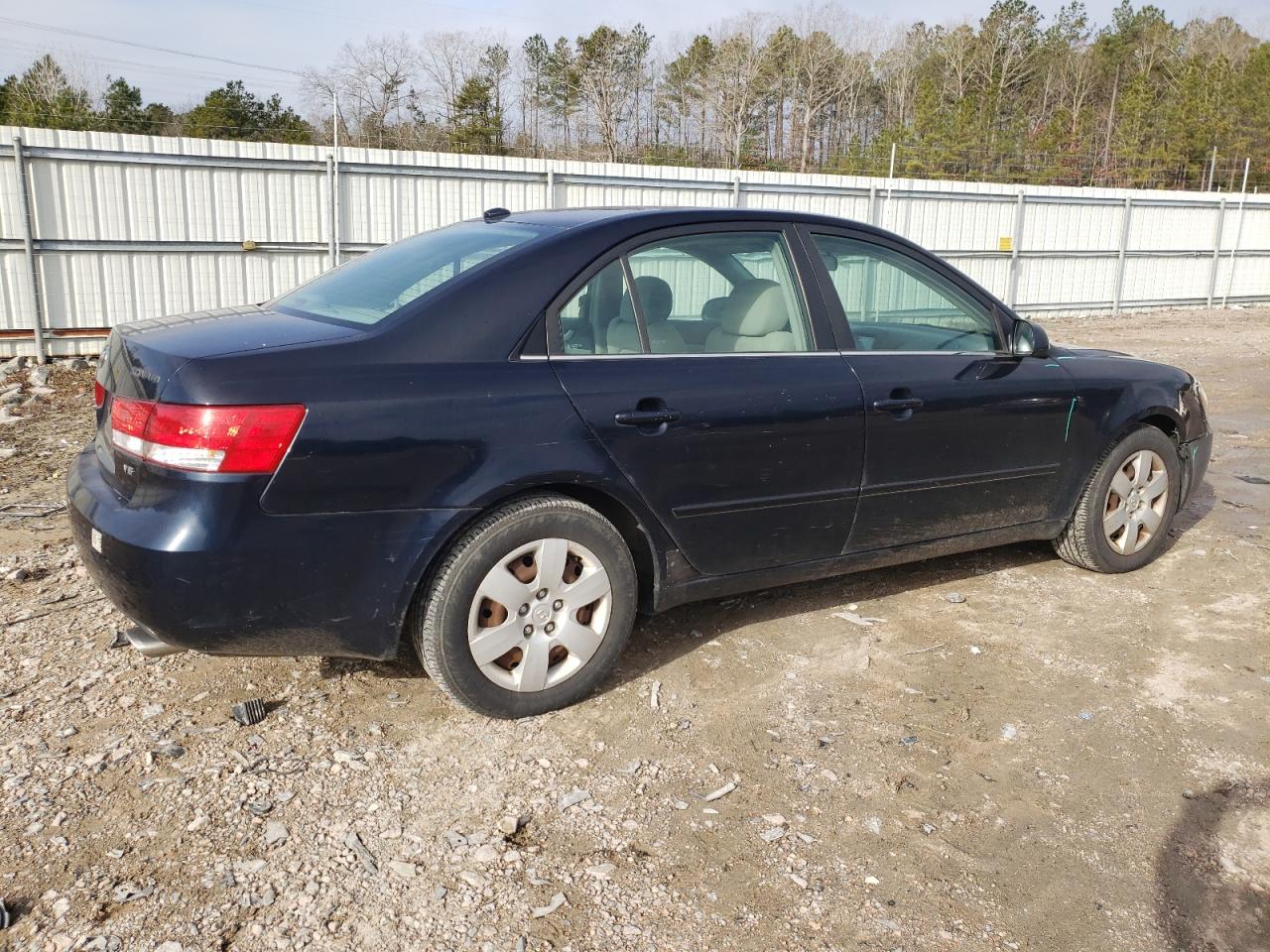 2008 Hyundai Sonata VIN 5NPET46F18H346220 Copart auction photo, front end damage thumbnail 3