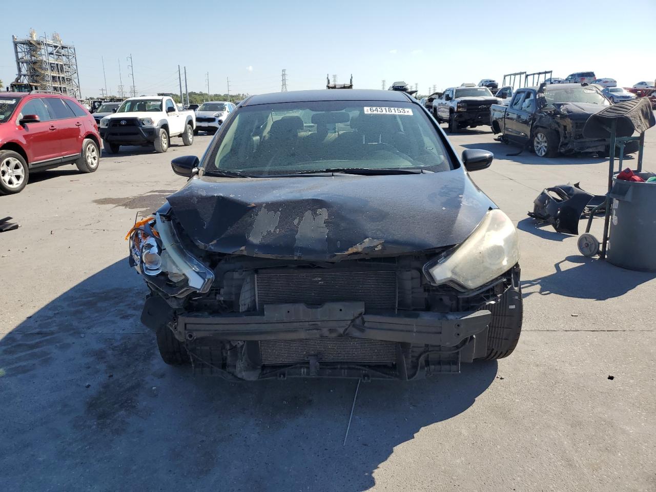 2015 KIA Forte VIN KNAFK4A69F5308842 Copart auction photo, front end damage thumbnail 5