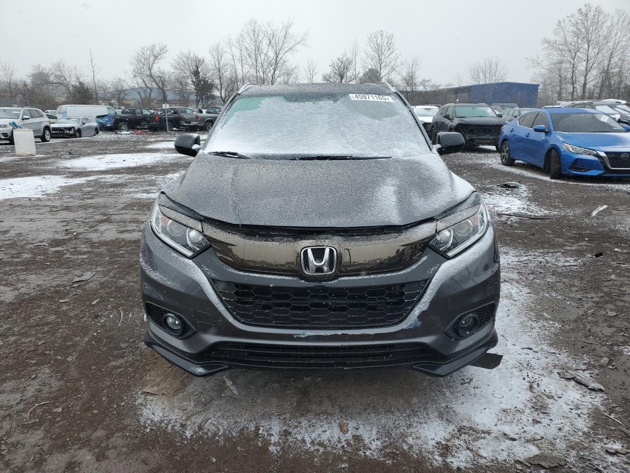 2021 Honda HR-V VIN 3CZRU6H19MM711723 Copart auction photo, rear end damage thumbnail 5