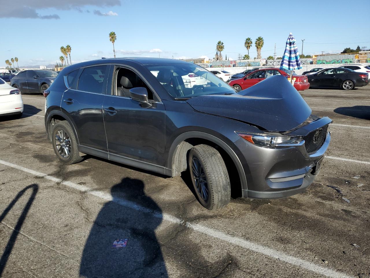 2020 Mazda CX-5 VIN JM3KFACM7L0753872 Copart auction photo, front end / minor dent/scratches damage thumbnail 4