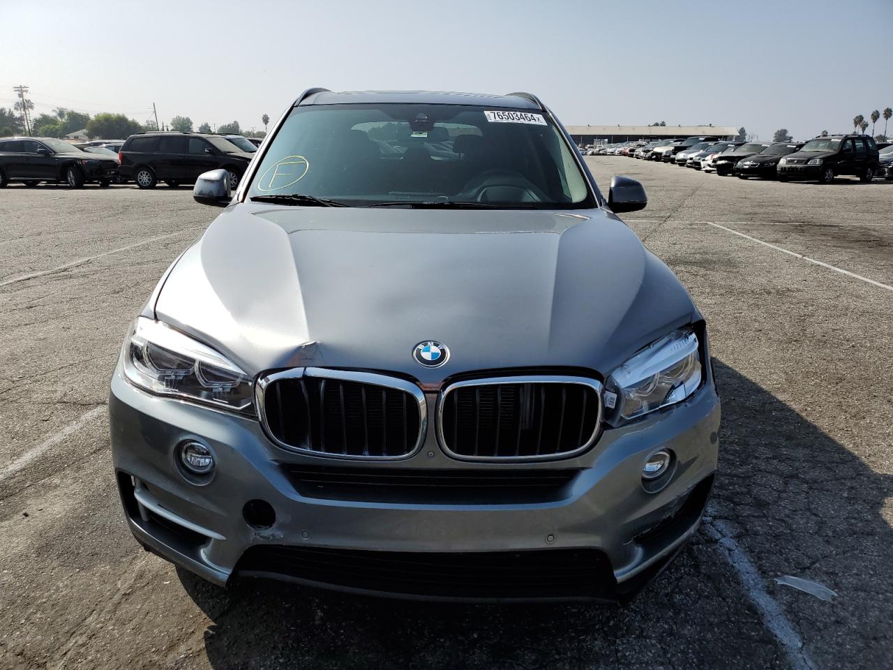 2016 BMW X5 VIN 5UXKR2C58G0R70916 Copart auction photo, front end / minor dent/scratches damage thumbnail 5