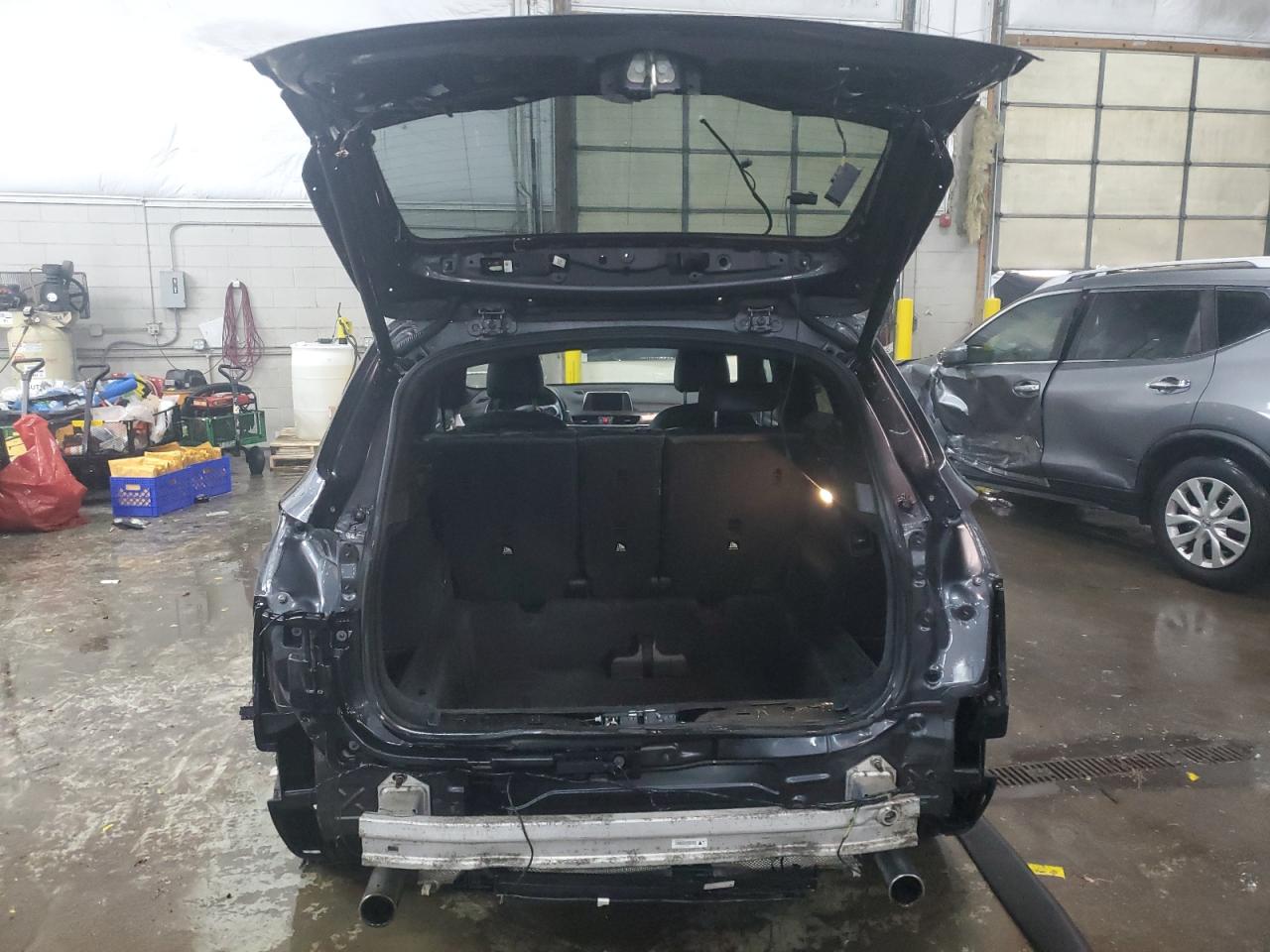 2017 BMW X1 VIN WBXHT3Z3XH4A55770 Copart auction photo, rear end / side damage thumbnail 6