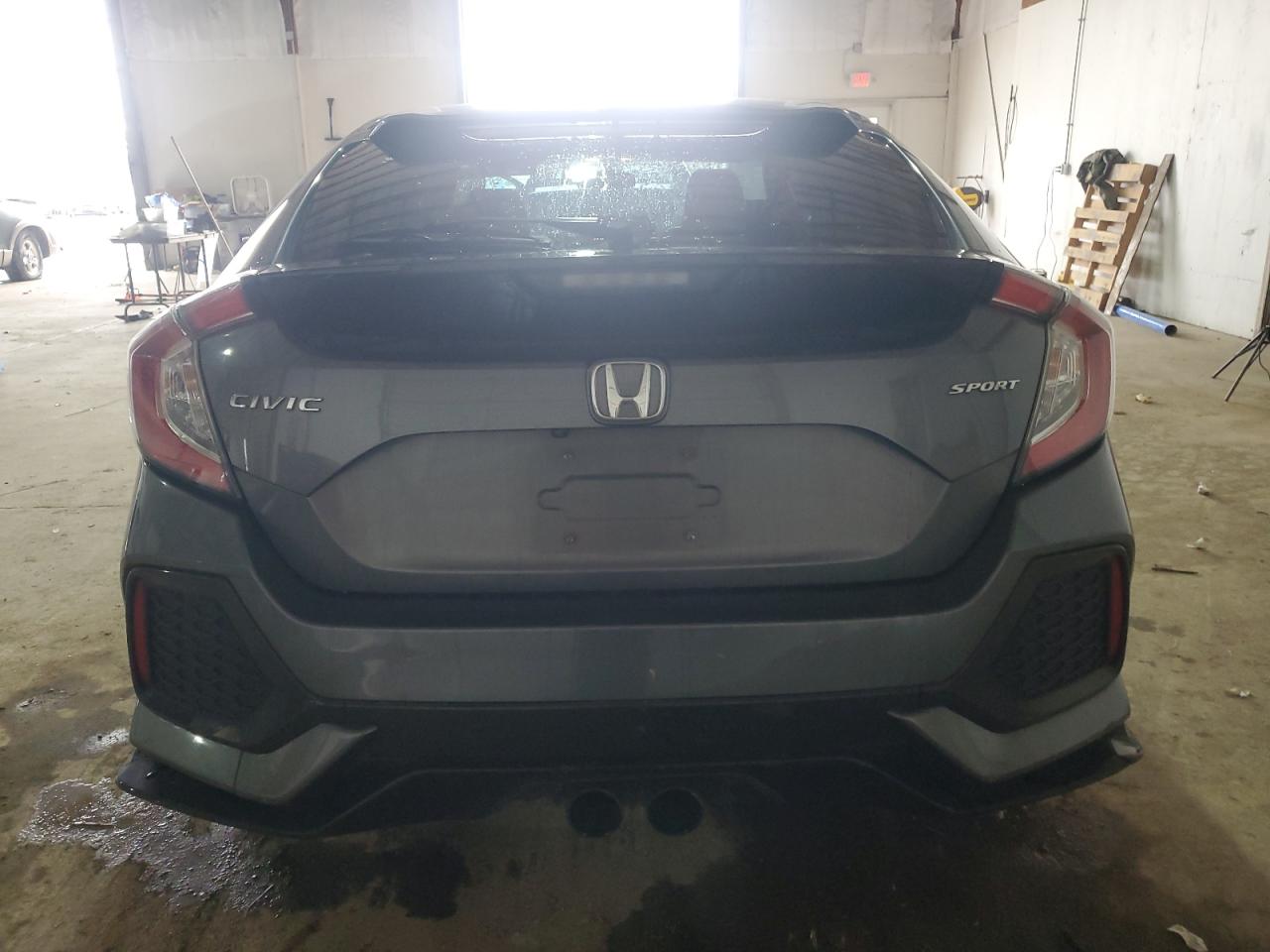 2017 Honda Civic VIN SHHFK7H45HU227345 Copart auction photo, front end / rear end damage thumbnail 6
