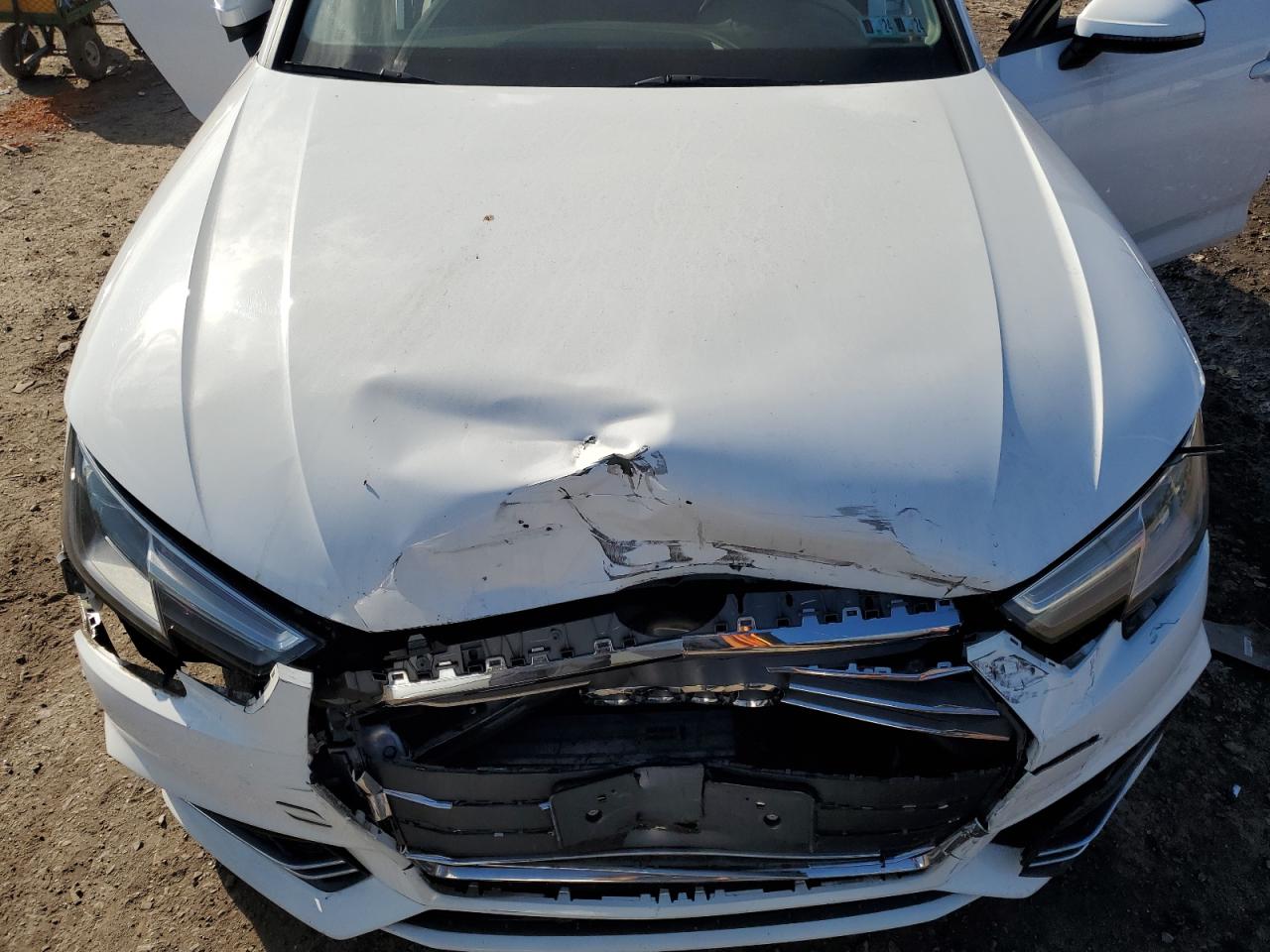 2017 Audi A4 VIN WAUDNAF41HN053725 Copart auction photo, front end damage thumbnail 11