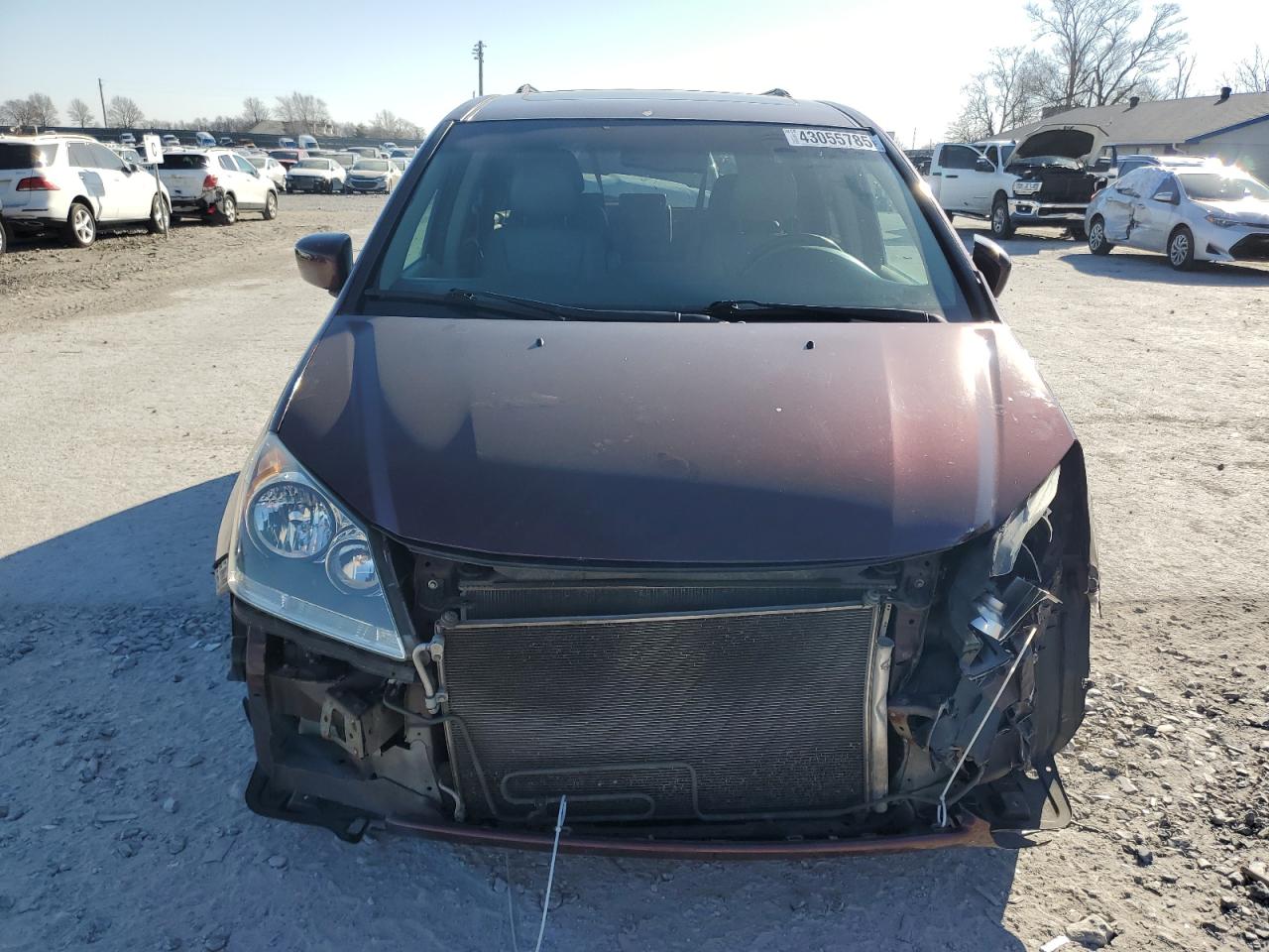 2010 Honda Odyssey VIN 5FNRL3H72AB080891 Copart auction photo, front end damage thumbnail 5