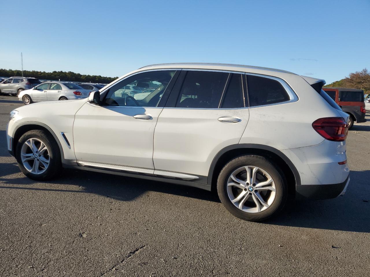 2019 BMW X3 VIN 5UXTR9C55KLP77563 Copart auction photo, side damage thumbnail 2