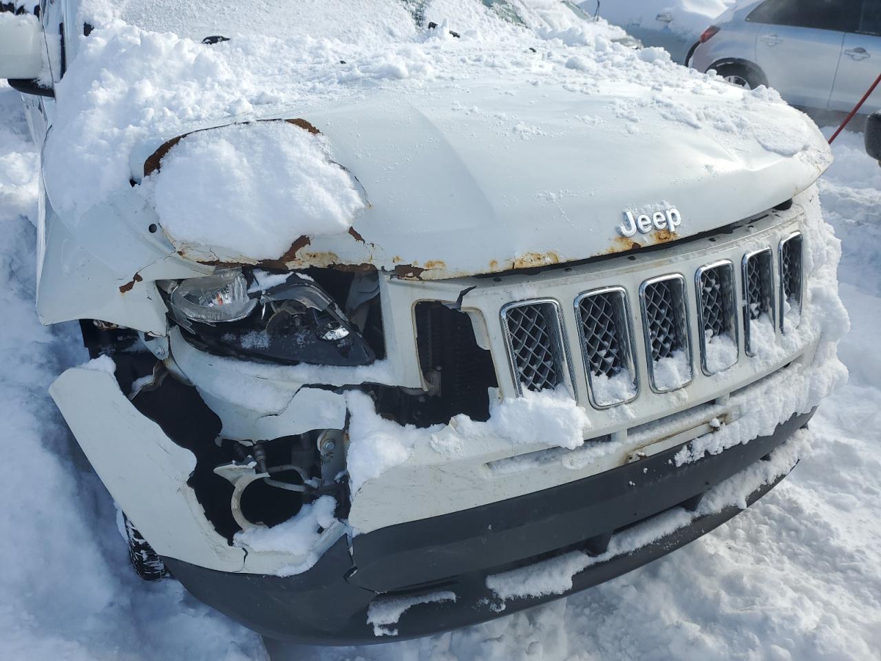 2014 Jeep Compass VIN 1C4NJDEB1ED706690 Copart auction photo, front end damage thumbnail 12