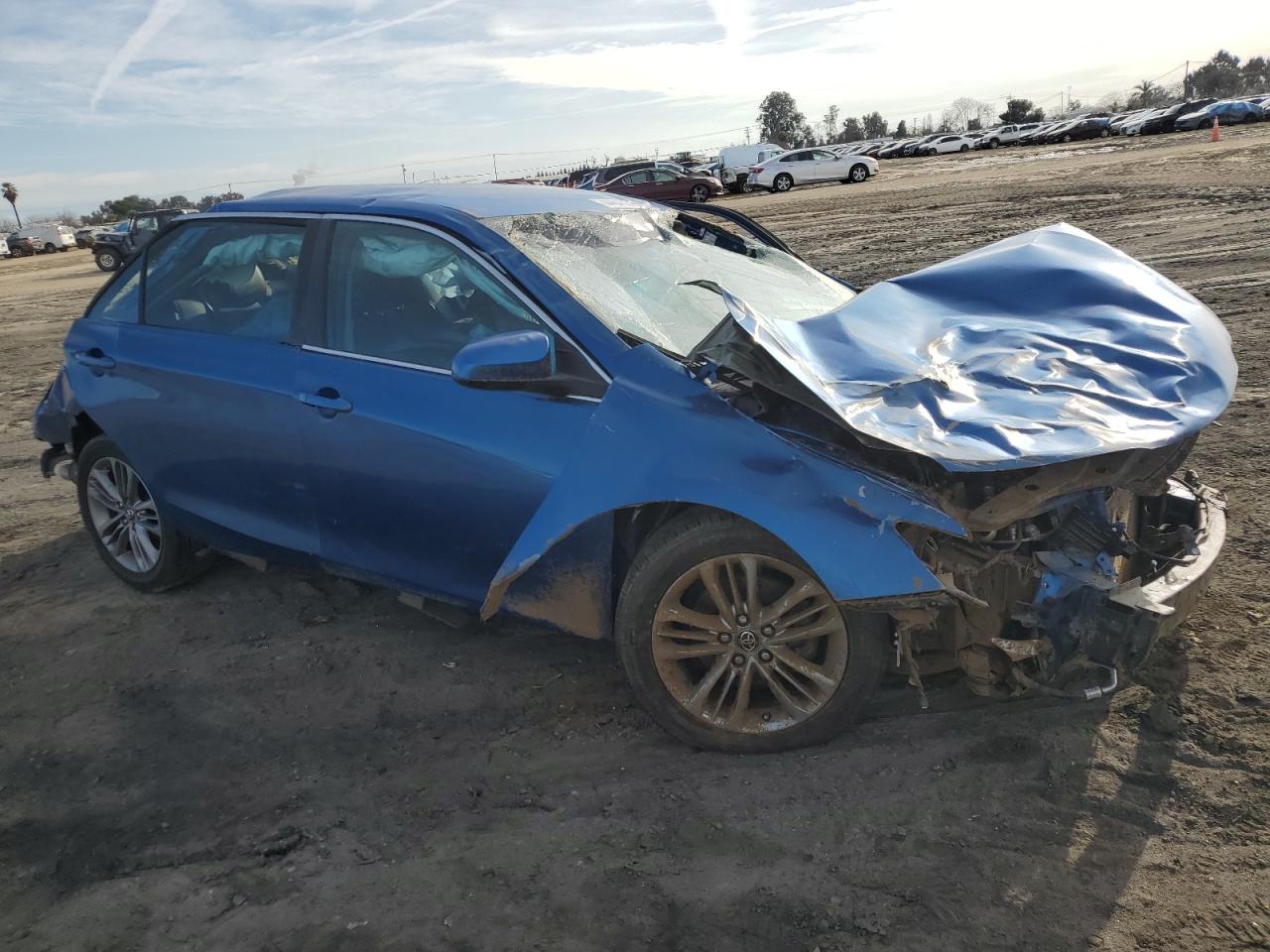 2017 Toyota Camry VIN 4T1BF1FK8HU740806 Copart auction photo, all over damage thumbnail 4