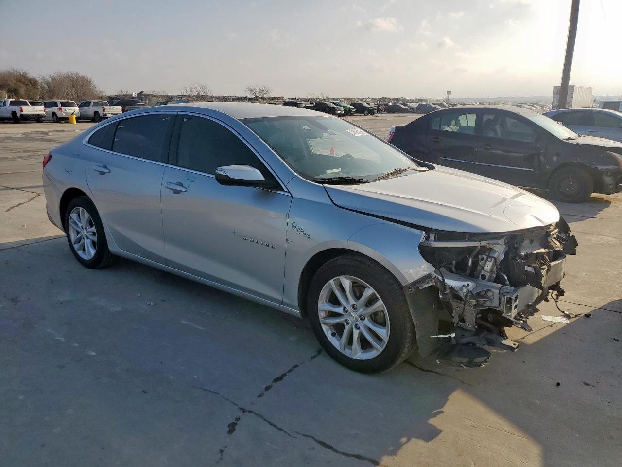 2018 Chevrolet Malibu VIN 1G1ZD5STXJF129581 Copart auction photo, front end damage thumbnail 4