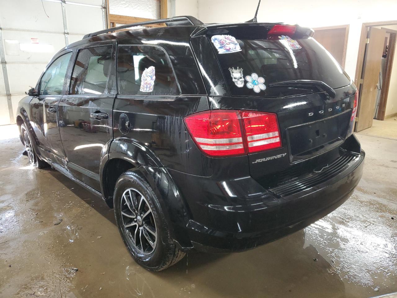 2018 Dodge Journey VIN 3C4PDCAB2JT495858 Copart auction photo, side / front end damage thumbnail 2