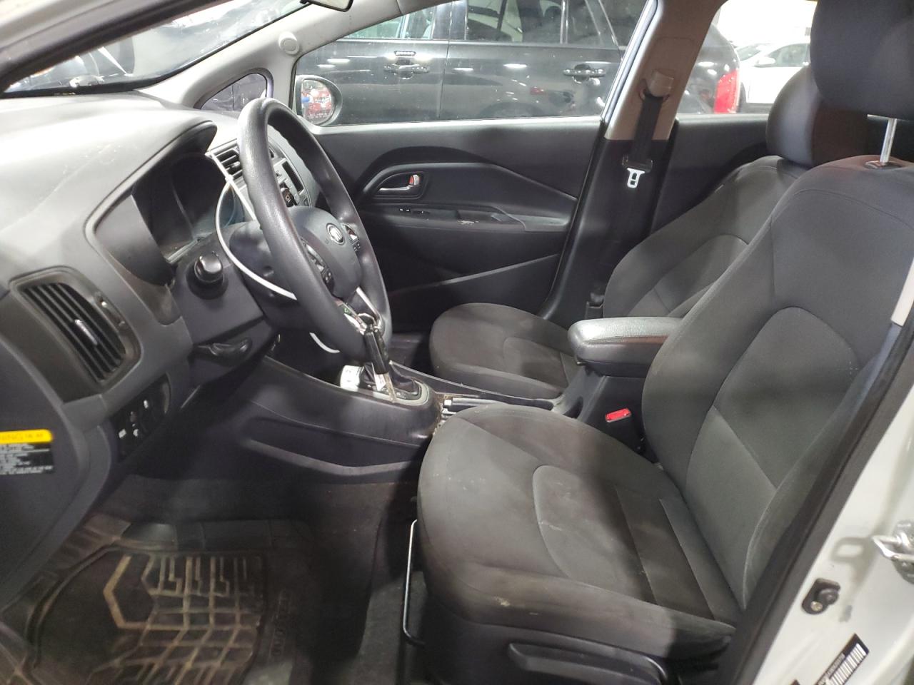 2013 KIA Rio VIN KNADN5A38D6203758 Copart auction photo, front end / side damage thumbnail 7