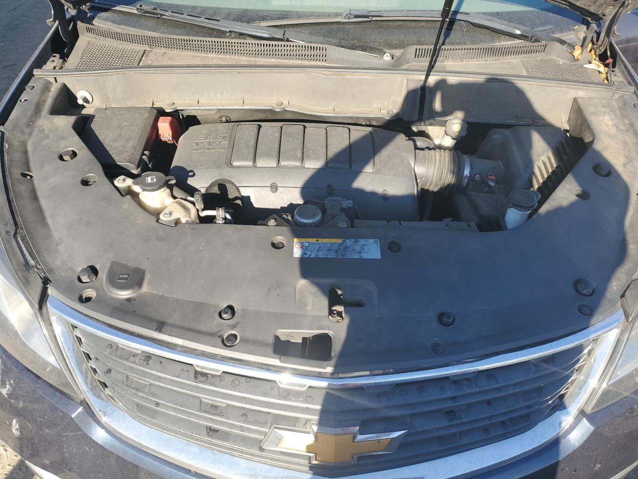 2015 Chevrolet Traverse VIN 1GNKVFED7FJ360336 Copart auction photo, front end / side damage thumbnail 12