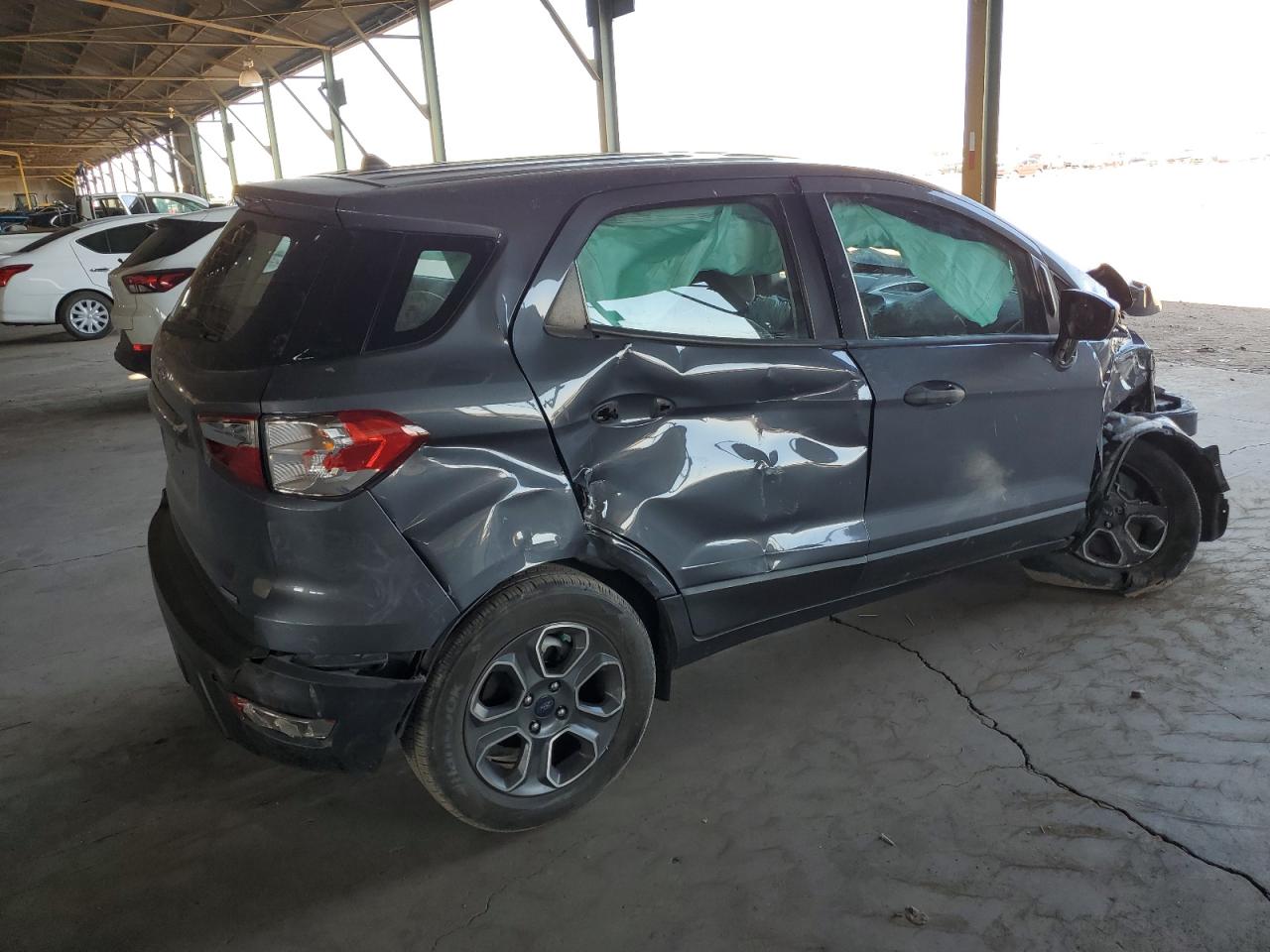 2018 Ford EcoSport VIN MAJ3P1REXJC233869 Copart auction photo, all over damage thumbnail 3