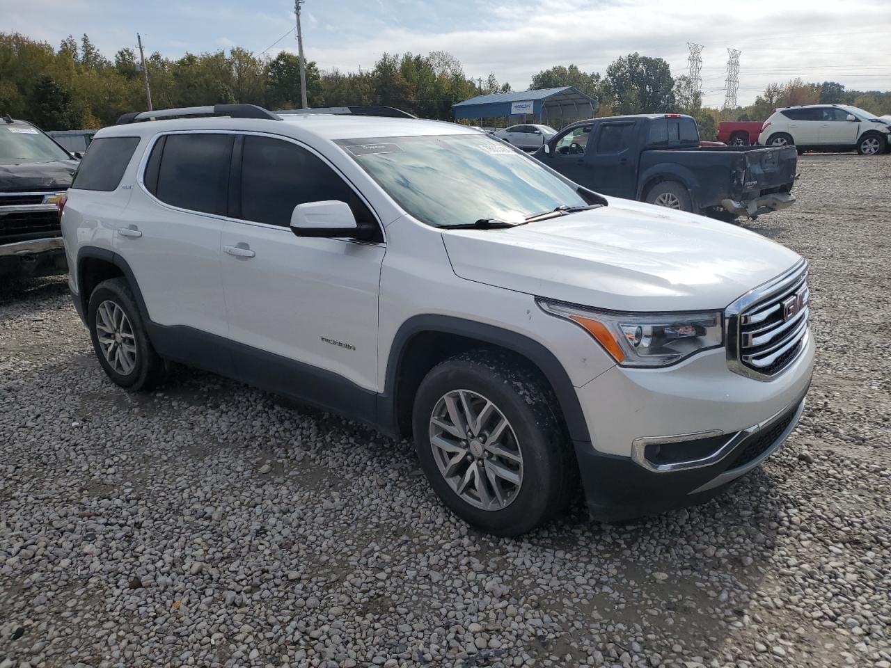 2017 GMC Acadia VIN 1GKKNLLS4HZ244724 Copart auction photo, normal wear damage thumbnail 4