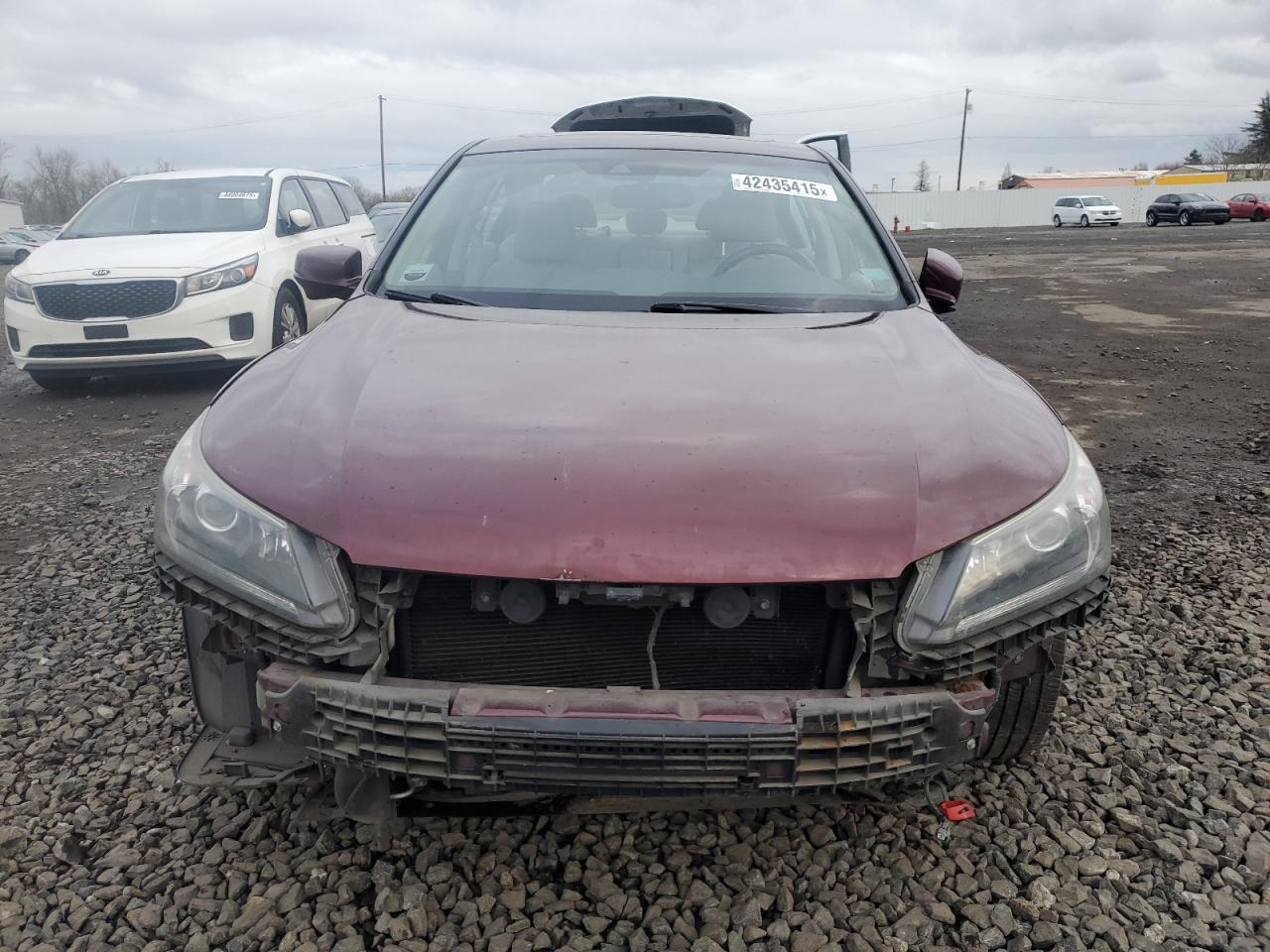 2013 Honda Accord VIN 1HGCR2F80DA261741 Copart auction photo, front end damage thumbnail 5