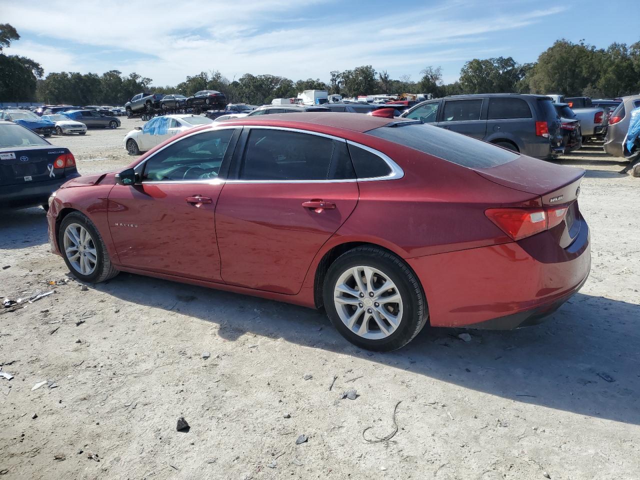 2017 Chevrolet Malibu VIN 1G1ZE5ST9HF217769 Copart auction photo, side / front end damage thumbnail 2