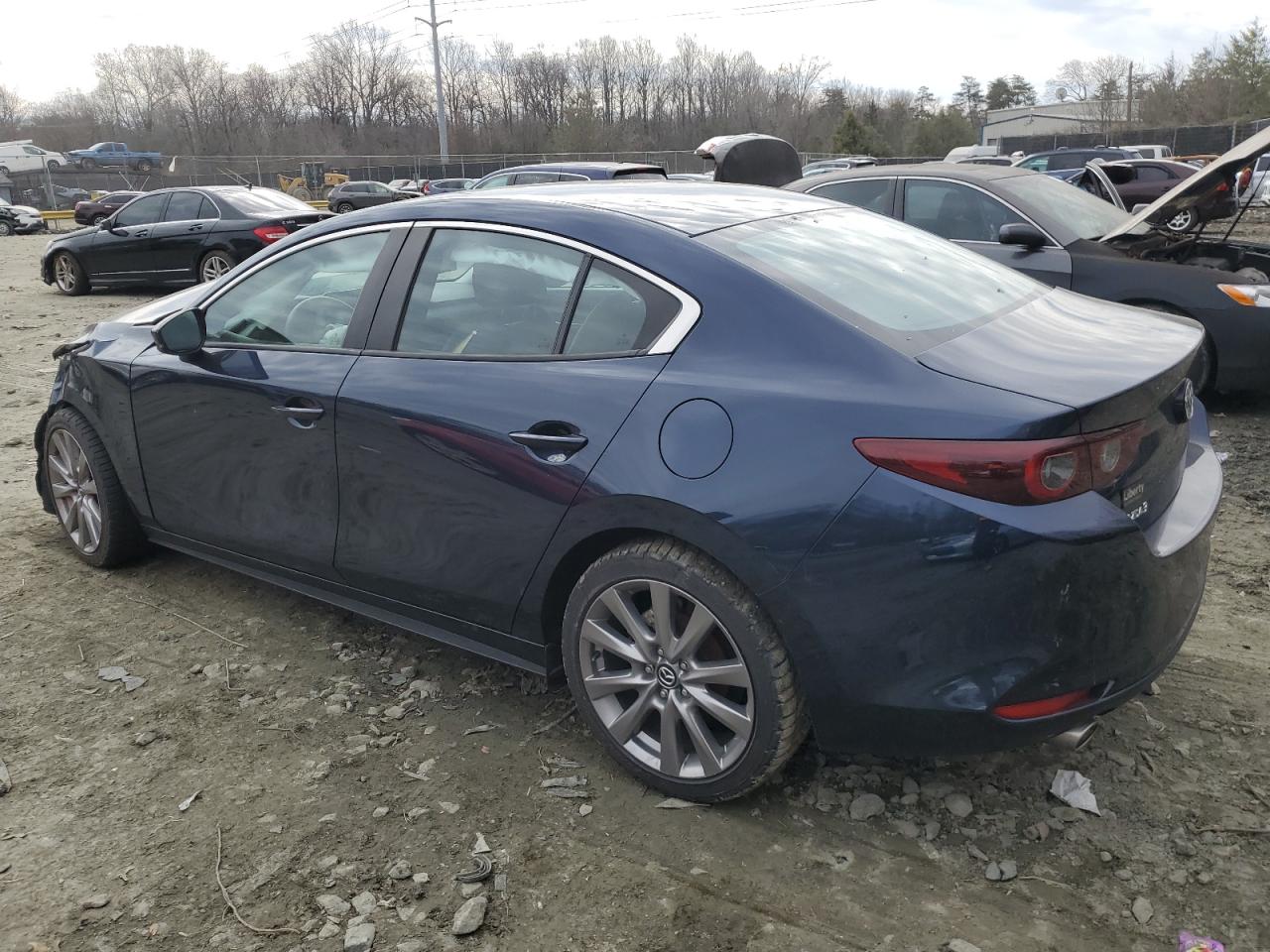 2022 Mazda 3 VIN 3MZBPABL1NM301184 Copart auction photo, front end damage thumbnail 2