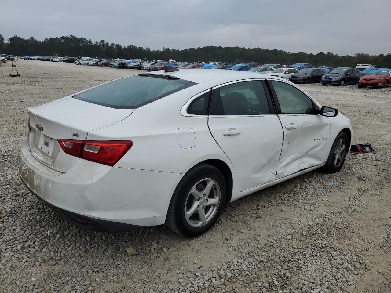 2016 Chevrolet Malibu VIN 1G1ZB5ST0GF245564 Copart auction photo, side damage thumbnail 3