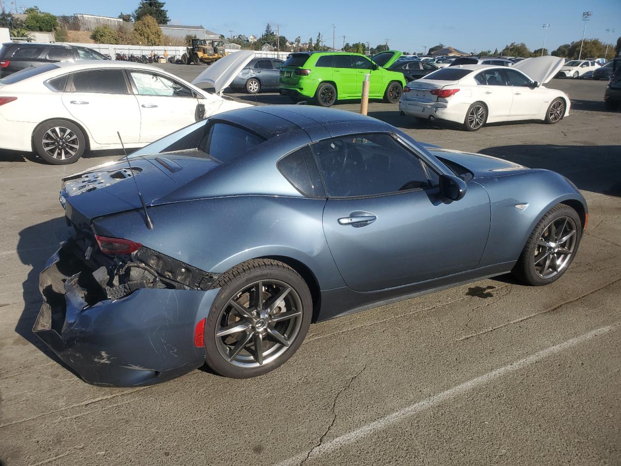2017 Mazda MX-5 VIN JM1NDAM74H0107135 Copart auction photo, rear end damage thumbnail 3