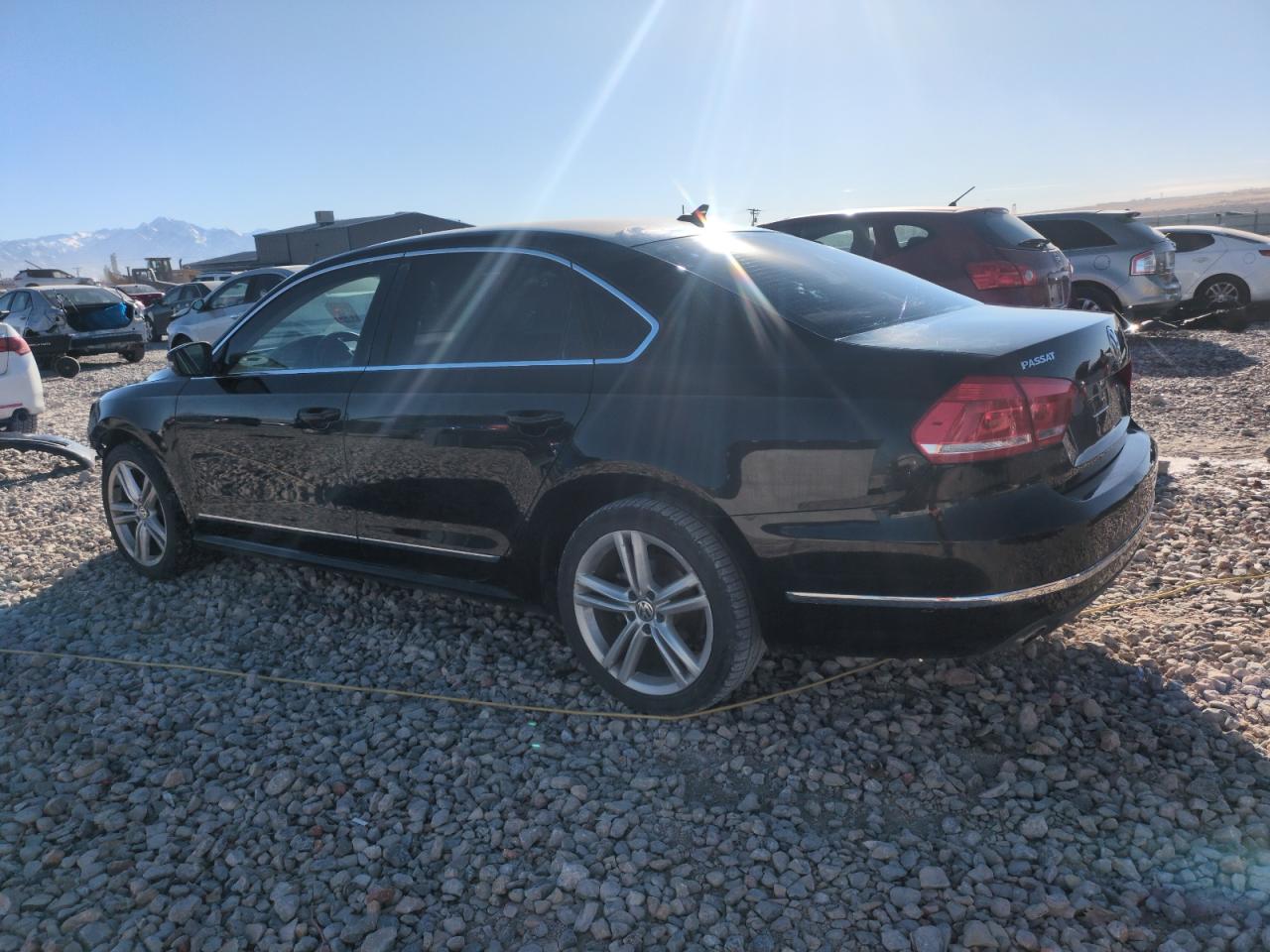 2014 Volkswagen Passat VIN 1VWBN7A38EC002934 Copart auction photo, front end damage thumbnail 2