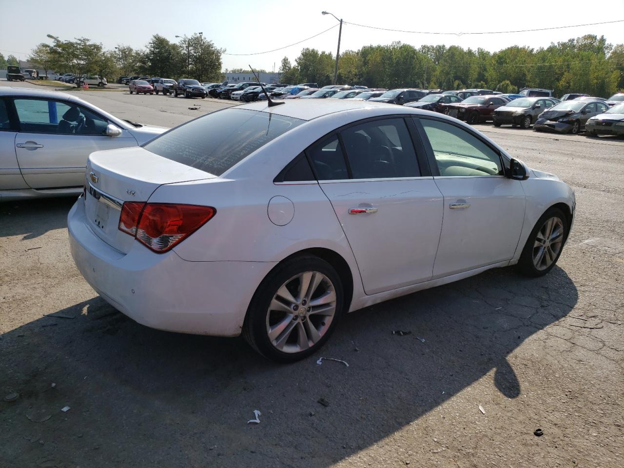 2011 Chevrolet Cruze VIN 1G1PH5S99B7275286 Copart auction photo, front end / rear end damage thumbnail 3