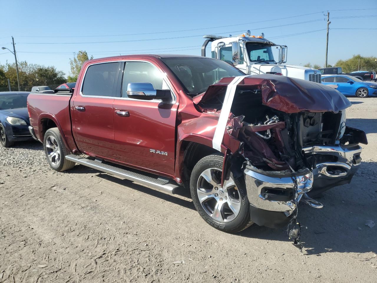 2022 RAM 1500 VIN 1C6SRFJT0NN216751 Copart auction photo, front end / mechanical damage thumbnail 4