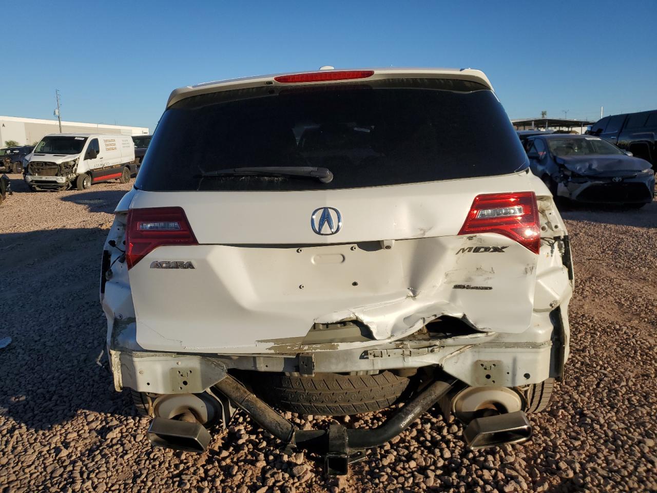 2012 Acura MDX VIN 2HNYD2H45CH511059 Copart auction photo, rear end damage thumbnail 6