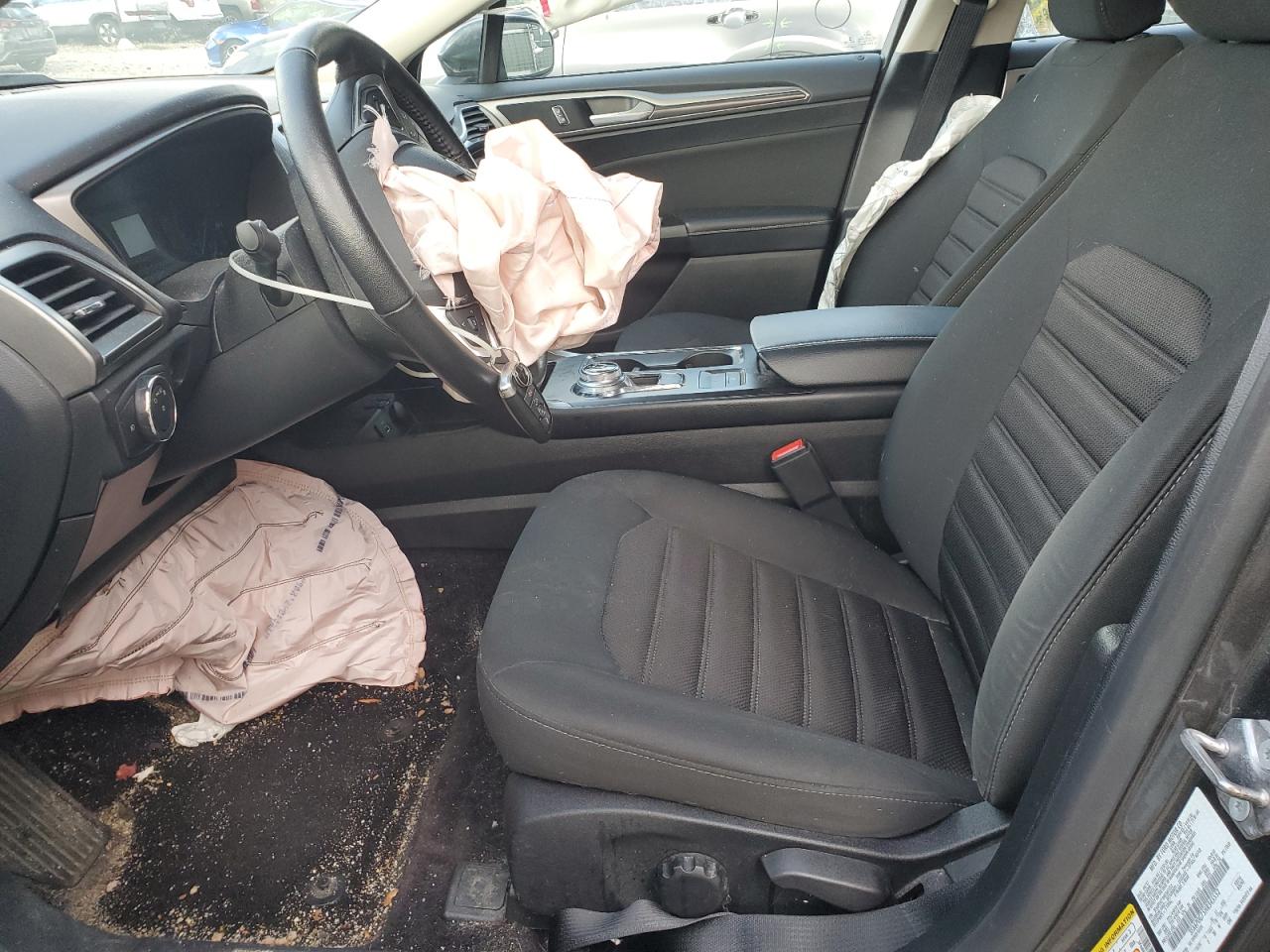 2017 Ford Fusion VIN 3FA6P0G75HR345552 Copart auction photo, front end / rear end damage thumbnail 7