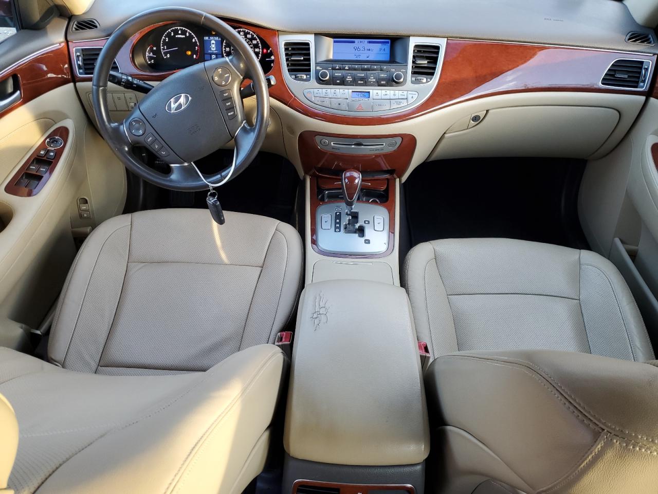 2012 Hyundai Genesis VIN KMHGC4DD1CU188403 Copart auction photo, front end / side damage thumbnail 8