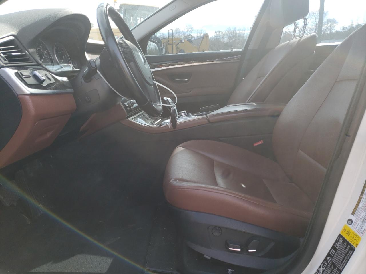 2013 BMW 5er VIN WBAFU7C56DDU72973 Copart auction photo, front end / side damage thumbnail 7