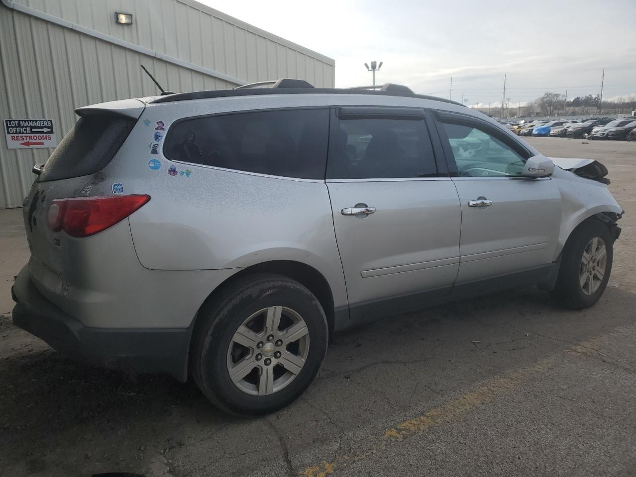 2011 Chevrolet Traverse VIN 1GNKVGED6BJ394851 Copart auction photo, front end damage thumbnail 3