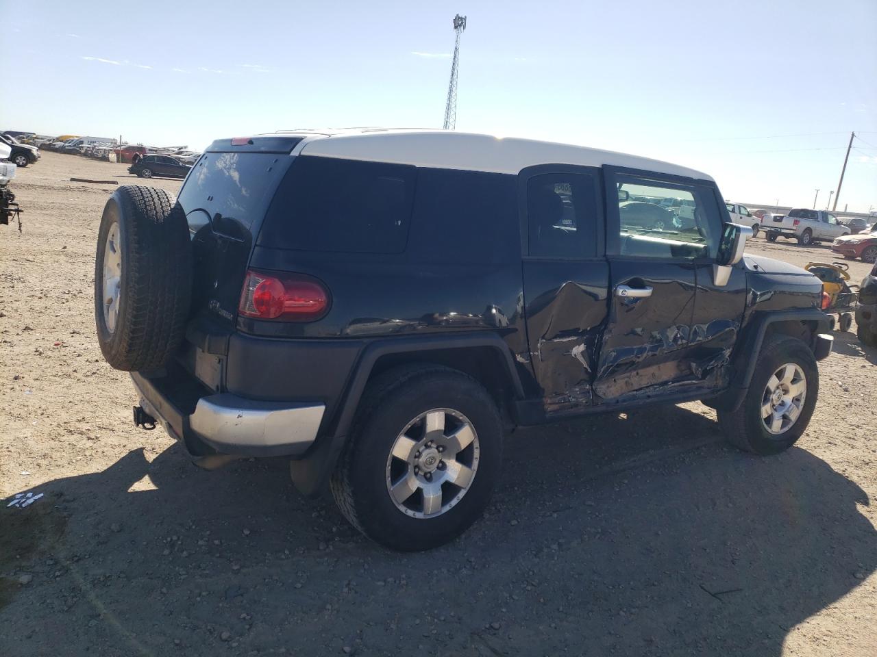 2007 Toyota FJ Cruiser VIN JTEBU11F470097554 Copart auction photo, side damage thumbnail 3