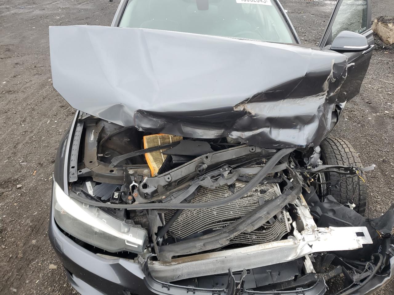 2014 BMW 3er VIN WBA3B5G57ENS07725 Copart auction photo, front end / minor dent/scratches damage thumbnail 11