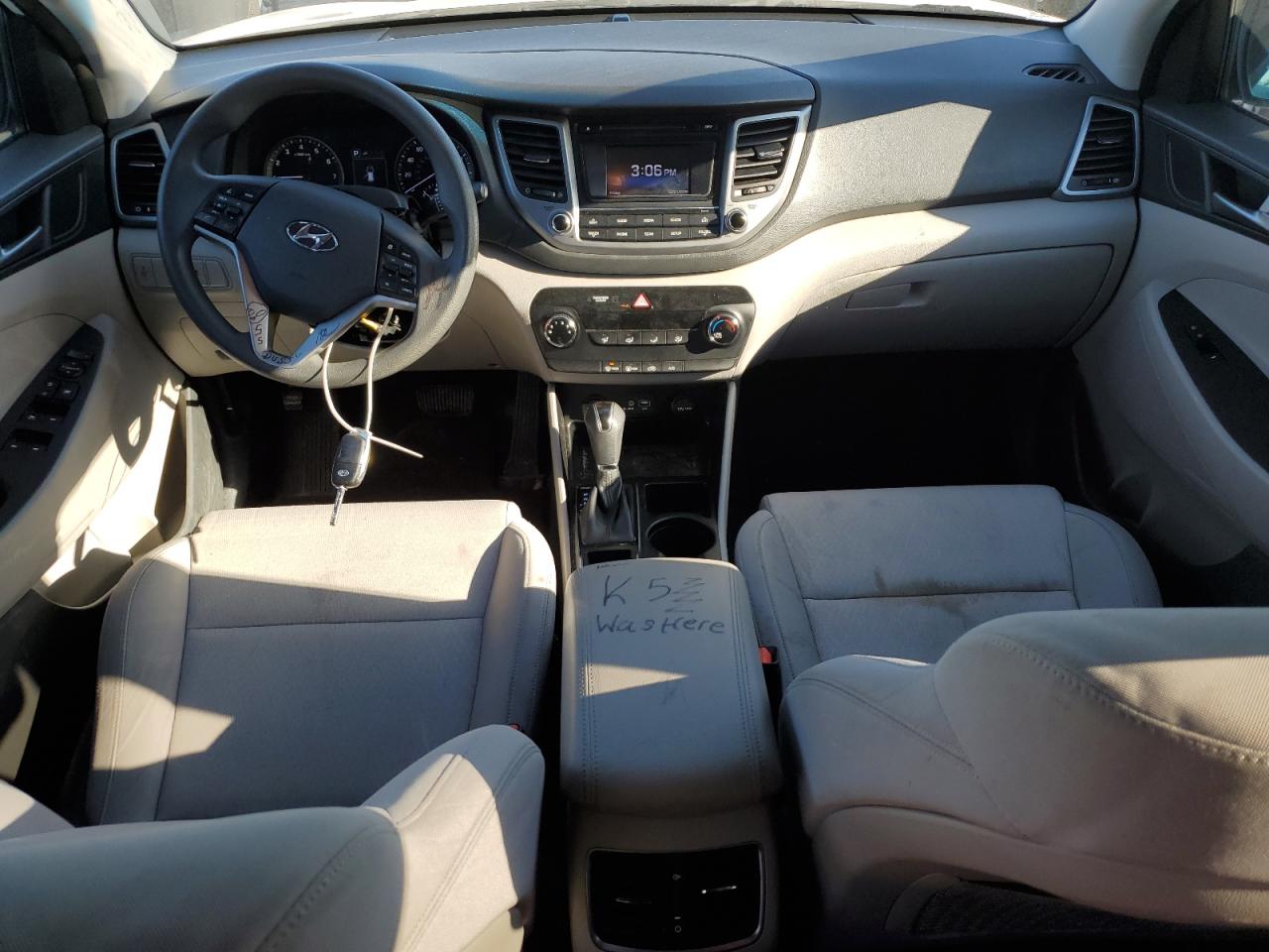 2017 Hyundai Tucson VIN KM8J3CA27HU295689 Copart auction photo, undercarriage damage thumbnail 8