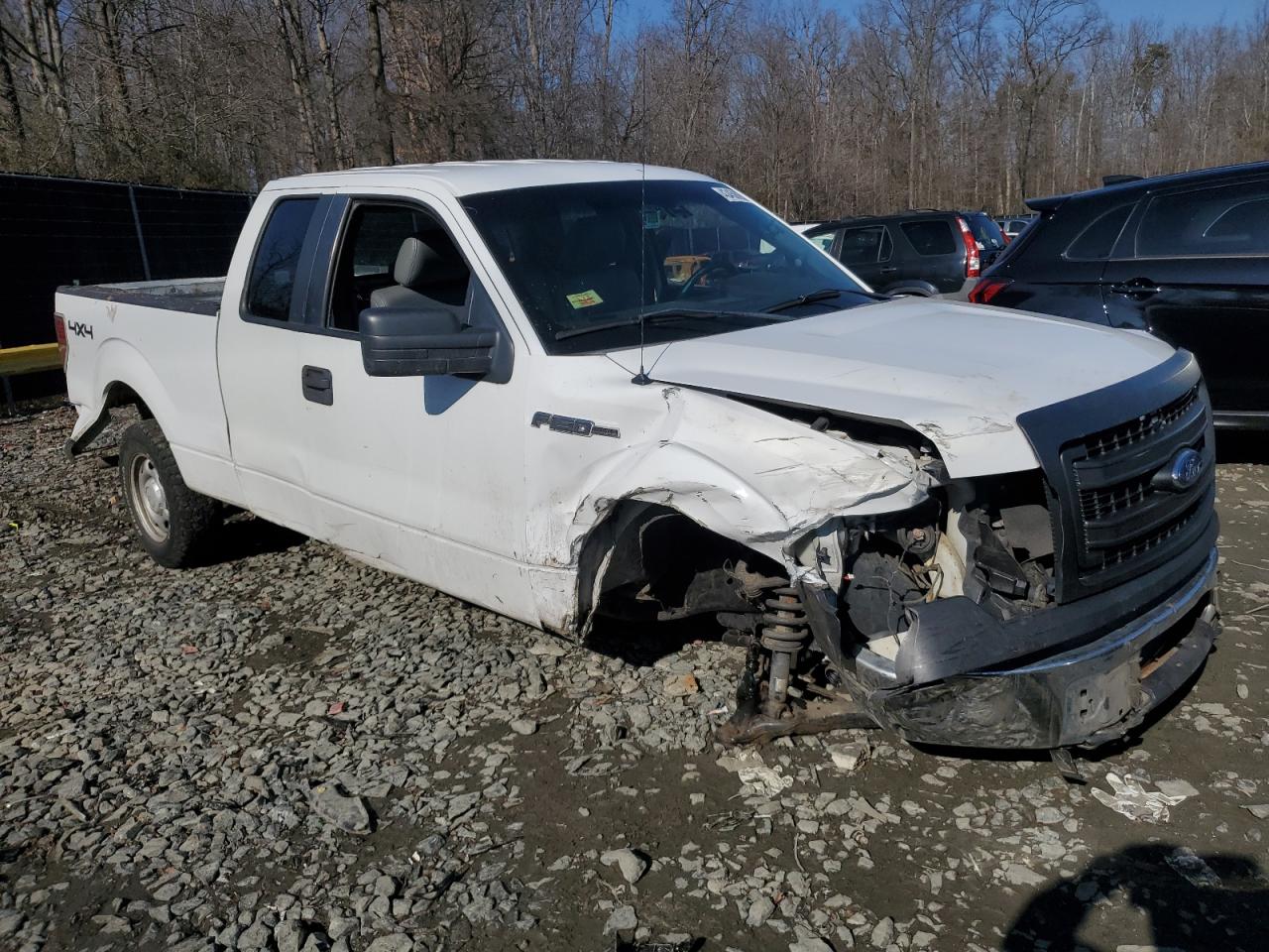 2014 Ford F-150 VIN 1FTFX1EF9EKG36937 Copart auction photo, front end / rear end damage thumbnail 4