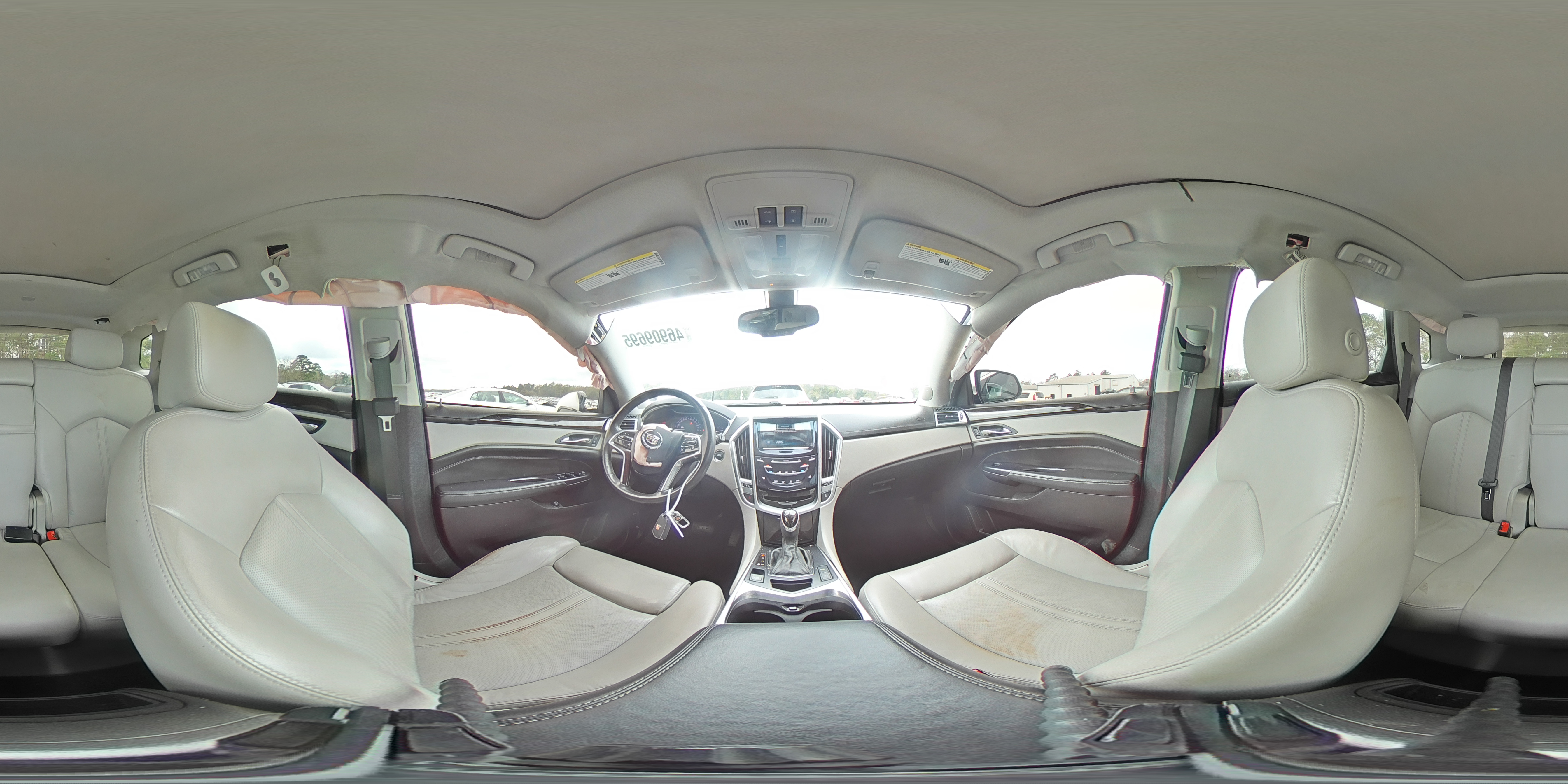 2015 Cadillac SRX VIN 3GYFNBE39FS609531 Copart auction photo, all over damage thumbnail 16
